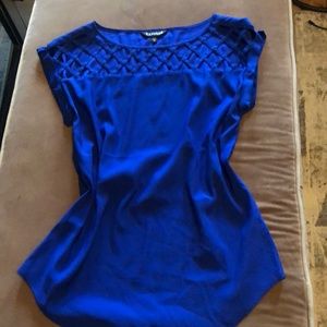 Express. Stunning royal blue blouse
